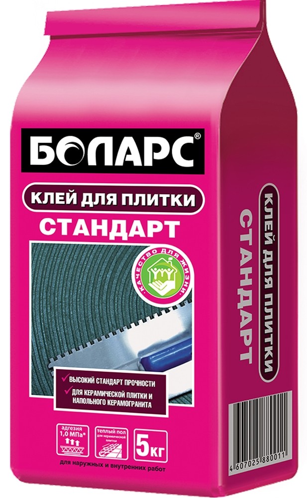 

Боларс Стандарт, 5 кг, Клей для плитки