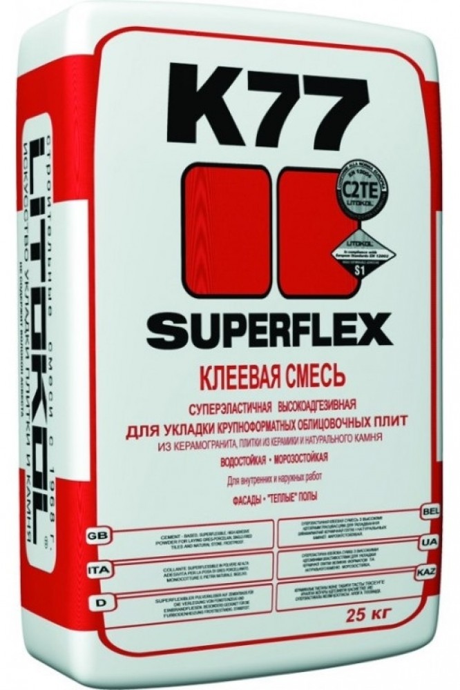 Купить Litokol Superflex K77, 25 кг