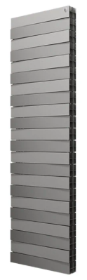 

Радиатор биметаллический Royal Thermo PianoForte Tower Silver Satin 22 секции, Серебристый