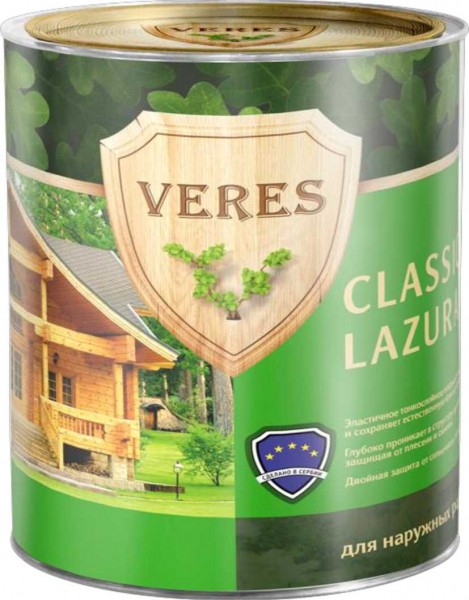 

Veres Classic, 0,9 л, Антисептик дуб темный