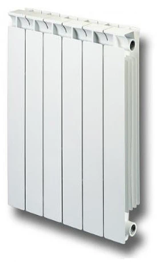 

Радиатор биметаллический Global Style 500/80 6 секций, Белый