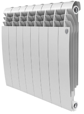

Радиатор биметаллический Royal Thermo Biliner 500 Bianco Traffico 8 секций, Белый