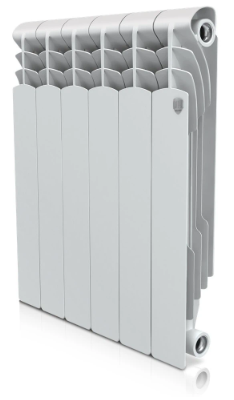 

Радиатор биметаллический Royal Thermo Revolution Bimetall 500 6 секций, Белый