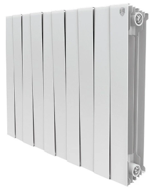 

Радиатор биметаллический Royal Thermo PianoForte 500 Bianco Traffico 10 секций, Белый