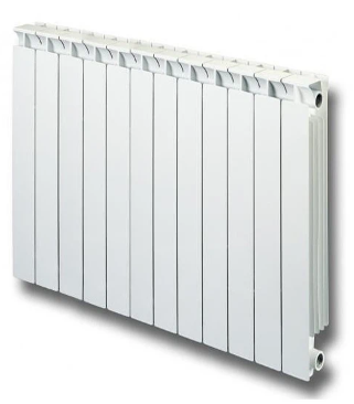 

Радиатор биметаллический Global Style 350/80 12 секций, Белый