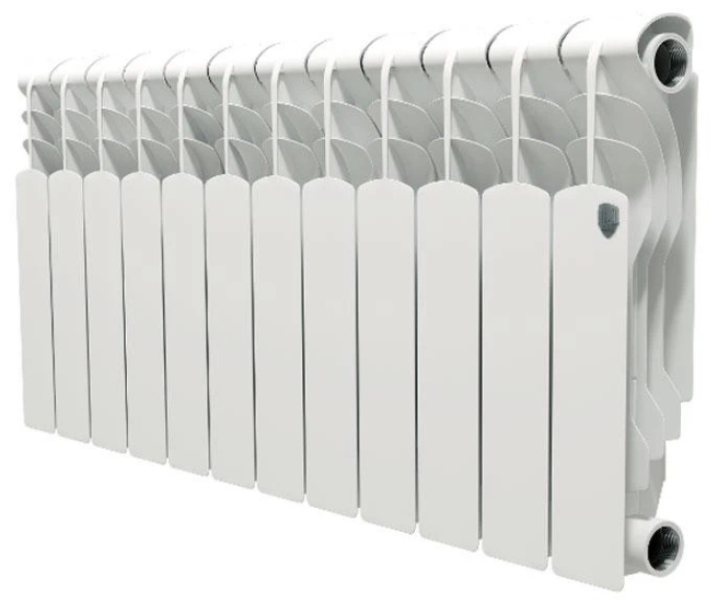 

Радиатор биметаллический Royal Thermo Revolution Bimetall 500 12 секций, Белый
