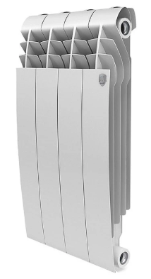 

Радиатор биметаллический Royal Thermo Biliner 500 Bianco Traffico 4 секции, Белый