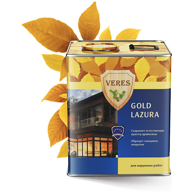 

Veres Gold, 2,7 л, Антисептик дуб темный
