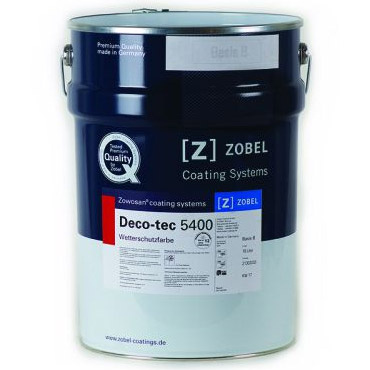 Zobel Deco-tec 5400, 5 л, Лак для дерева голубой
