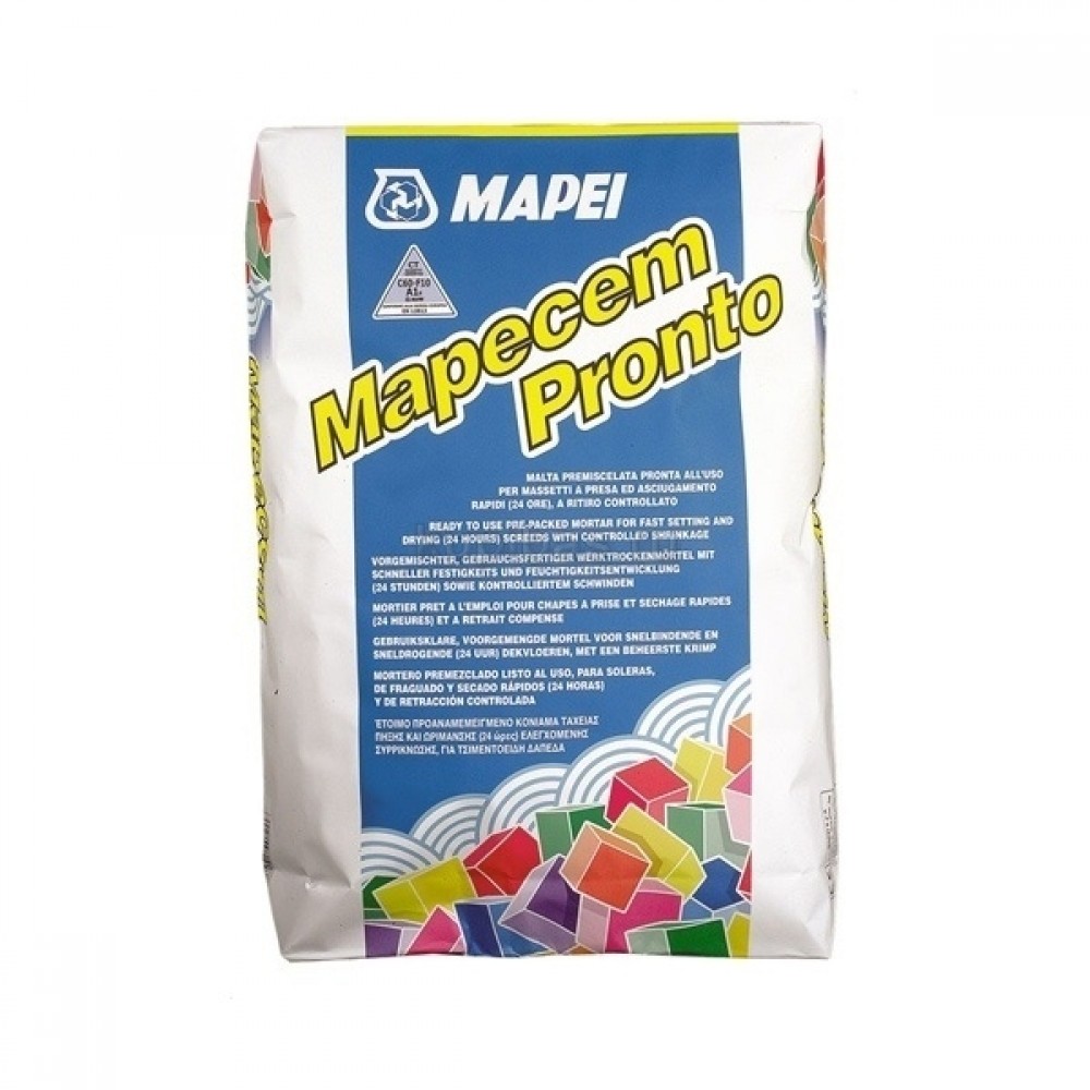 Купить Стяжка пола быстротвердеющая Mapei Mapecem Pronto 25 кг