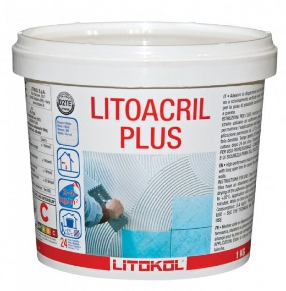 Купить Litokol Litoacril Plus, 1 кг