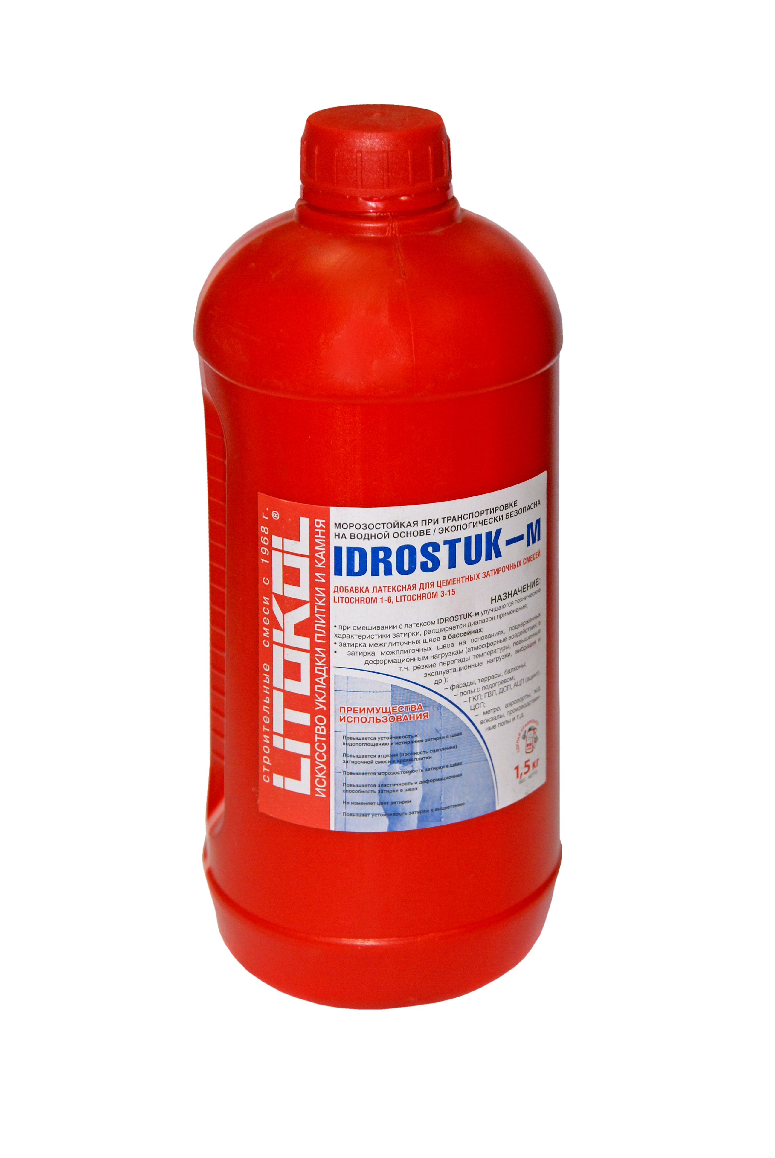 Litokol Idrostuk-м, 1.5 кг, Добавка для затирки латексная
