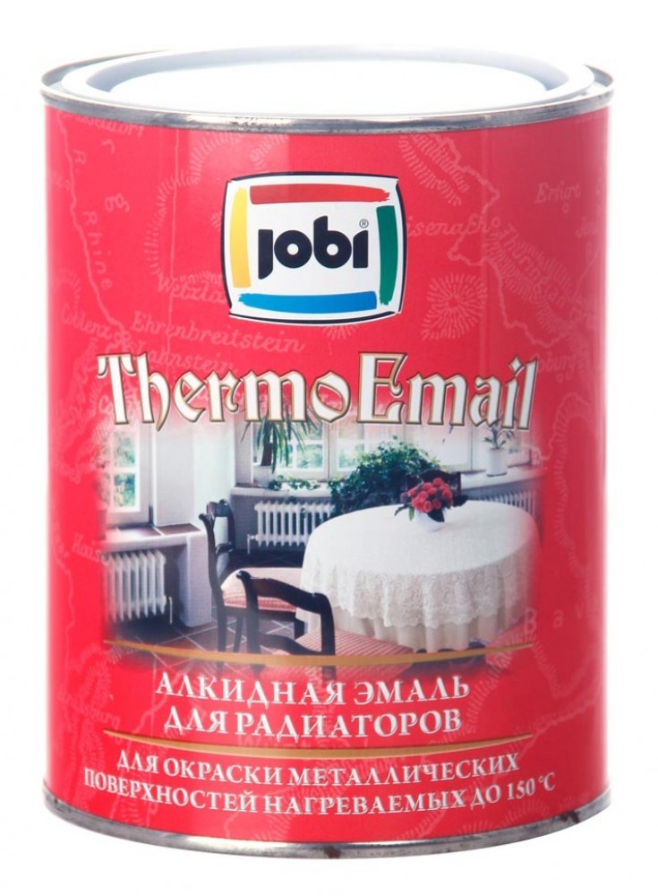 Jobi ThermoEmail 2.7 л, Эмаль алкидная термостойкая (белая)