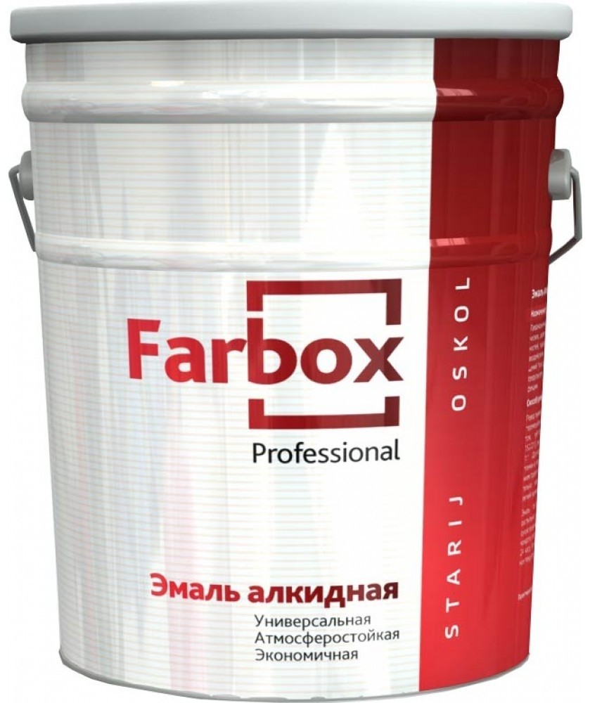 

Farbox ПФ-115 20 кг, Эмаль алкидная универсальная (красная), Красный