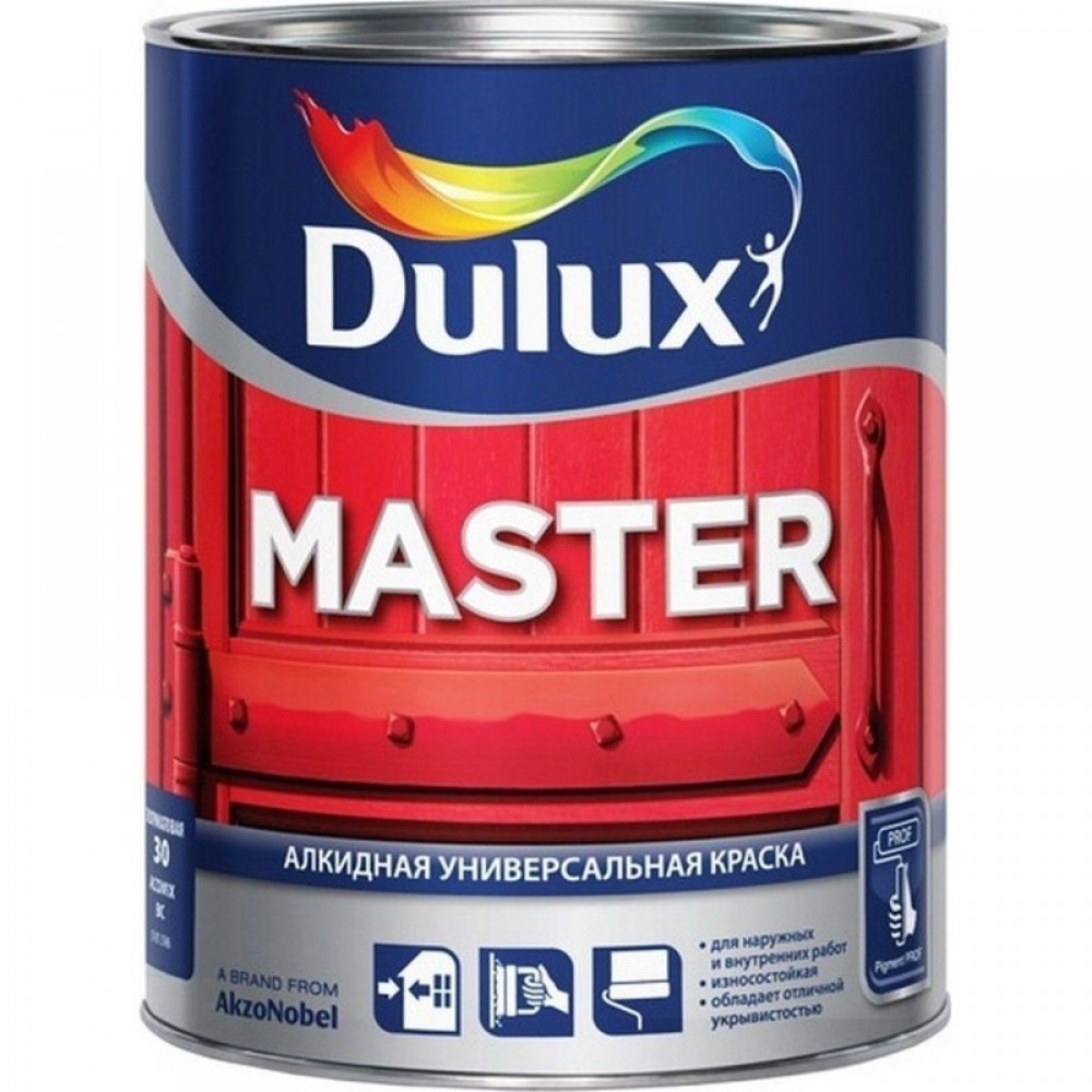 Dulux Master 30 10 л, Эмаль алкидная универсальная (белая)