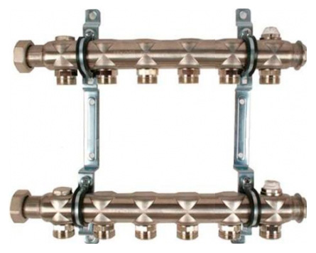 

Гребенка для отопителных приборов Oventrop Multidis SH на 6 контуров