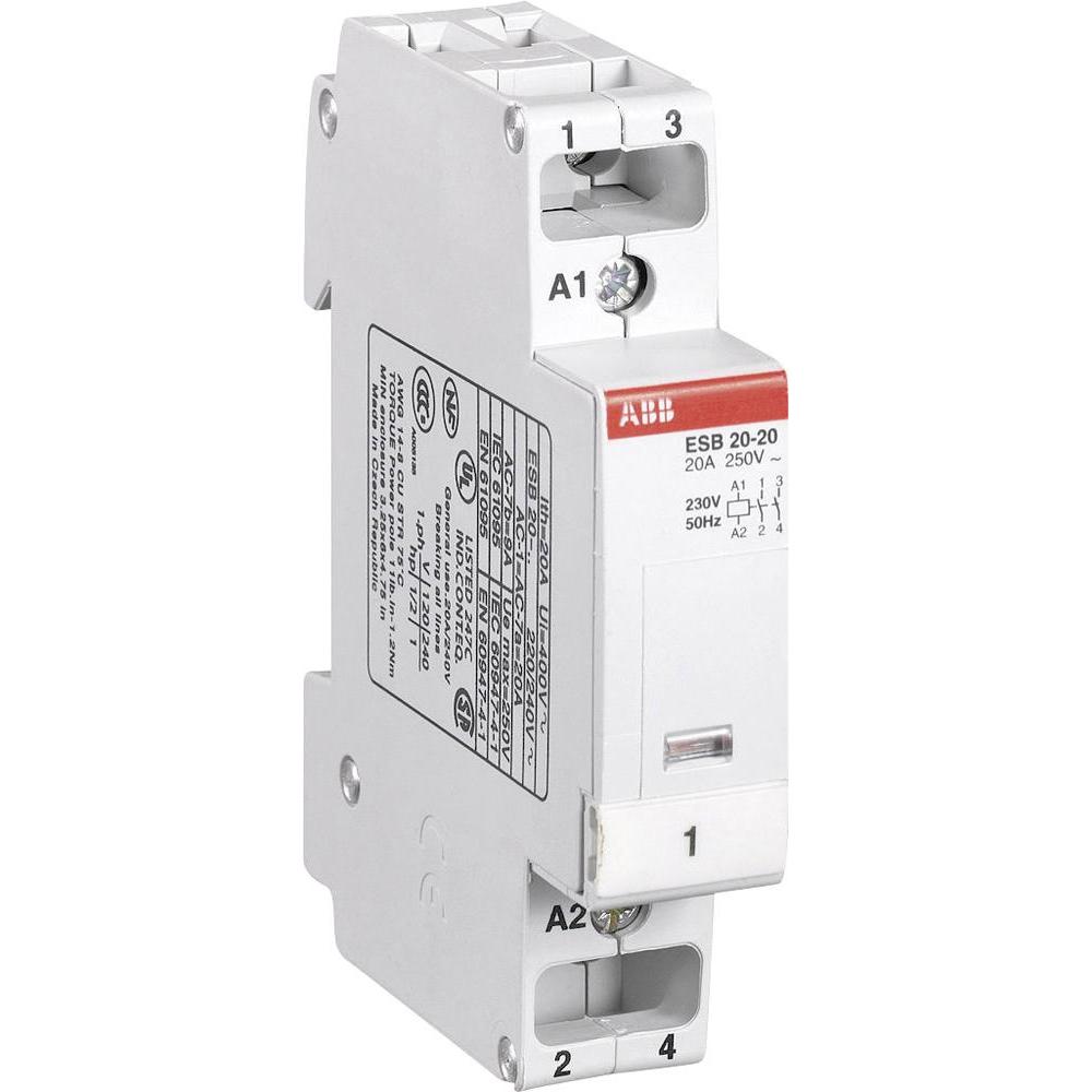

Контактор модульный ABB ESB-20-20 220В 20А