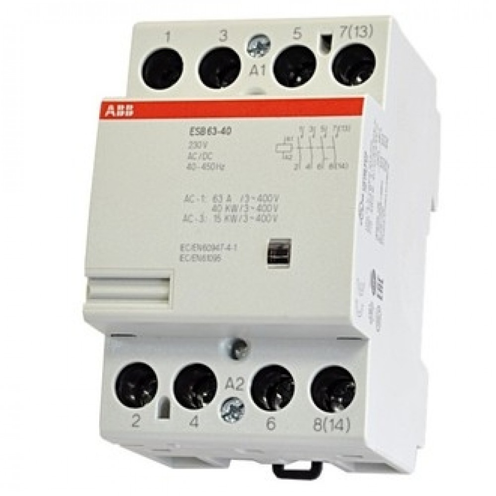 Контактор модульный ABB ESB-63-40 220В 63А 10049₽