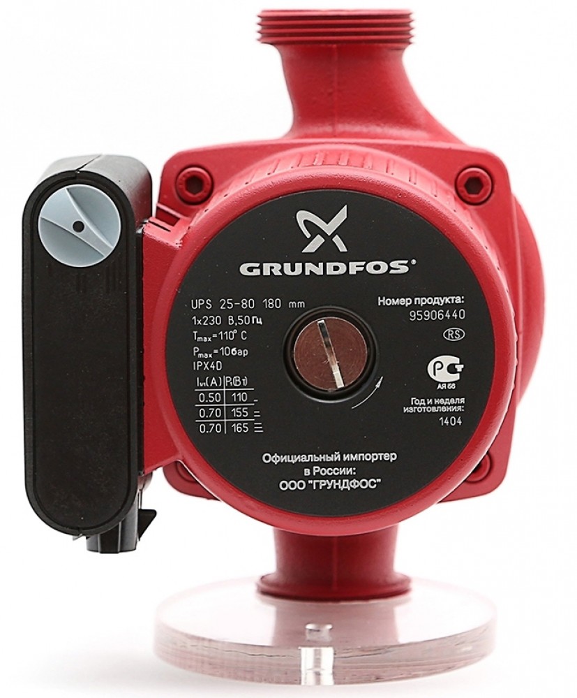 Купить Насос циркуляционный для систем отопления Grundfos UPS 25-80 8 м/8 м3