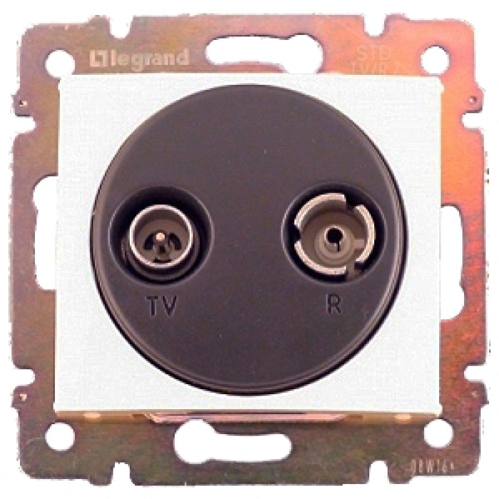 

Розетка TV-RD-SAT звезда LeGrand Valena 774435 1.5Дб 2400МГц белая