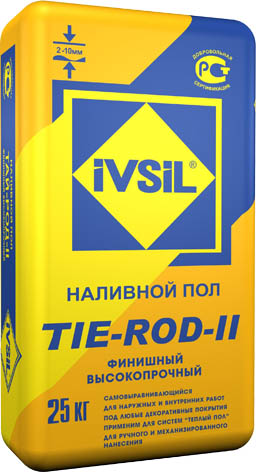 Купить Наливной пол финишный Ivsil Tie-Rod-II 25 кг