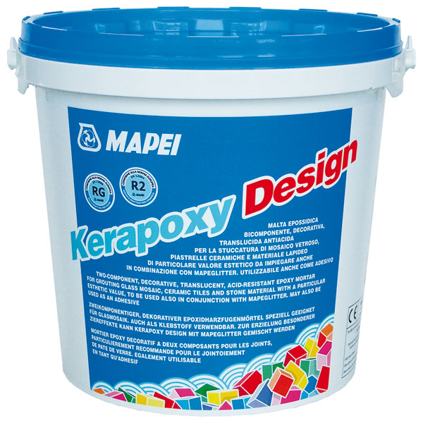 

Mapei Kerapoxy Design 728, 3 кг, Затирка эпоксидная, Темно-серый