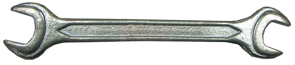 Ключ гаечный рожковый Biber 17х19 мм оцинкованный