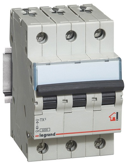 

3P Legrand TX3, 32А, C, Выключатель автоматический