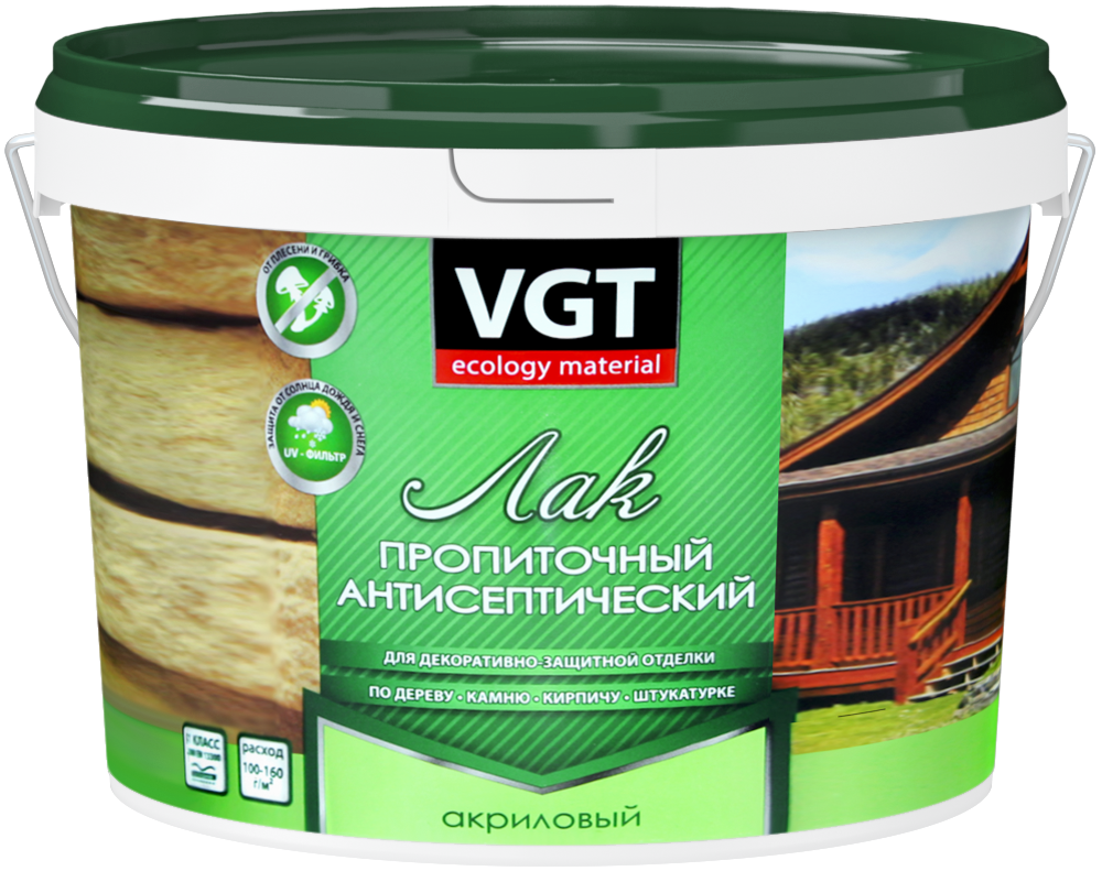 

VGT, 2.2 кг, Лак акриловый пропиточный антисептический ореховое дерево