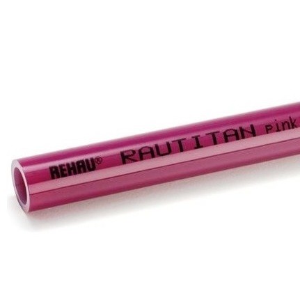 

Труба для отопления Rehau Rautitan pink 40х5.5 мм, Розовый