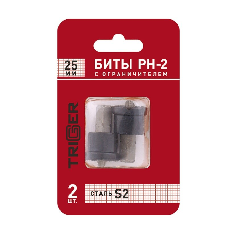 

Триггер биты профи ph-2 25 мм c ограничителем для гкл