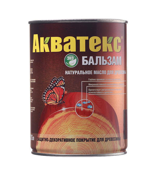 

Масло Акватекс Бальзам для дерева палисандр 0.75 л
