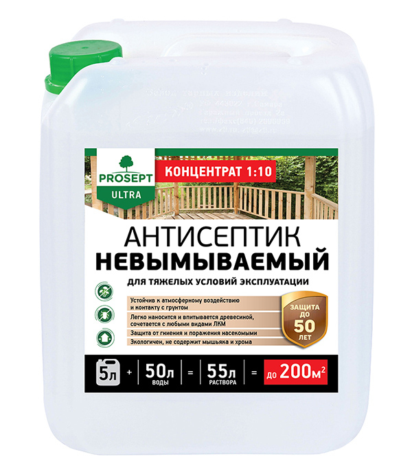 

Антисептик Prosept Ultra 5 л, Светло-зеленый