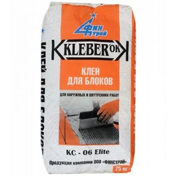 Купить Клей для блоков KLEBERok КC-06 ELITE Финстрой 25 кг