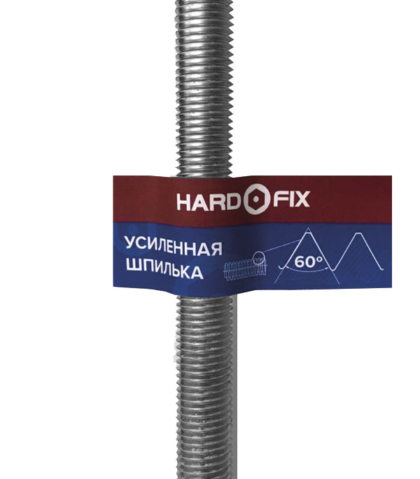 Шпилька резьбовая Hard-Fix DIN 975 M12 Усиленная 8.8 2 м