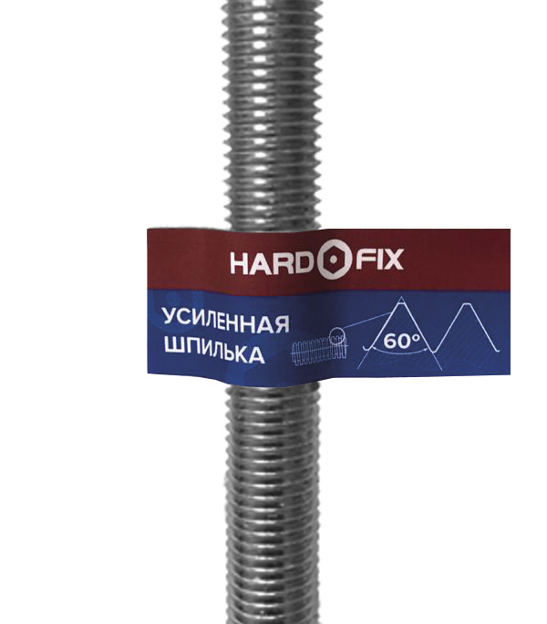 Шпилька резьбовая Hard-Fix DIN 975 M22 Усиленная 8.8 2 м