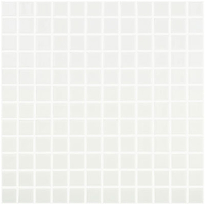 Мозаика стеклянная Vidrepur Antid 100 белая матовая 317х317х4 мм