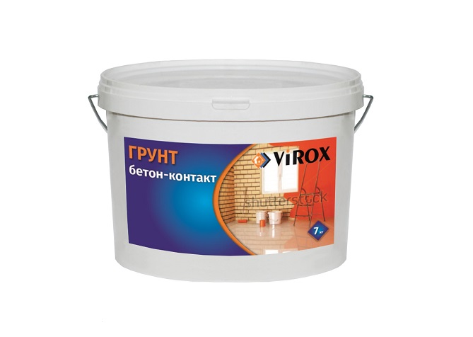 Купить Грунт Virox акриловый бетон-контакт 10 л