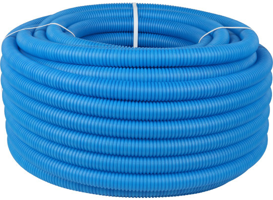 

Гофра для трубы ПНД синяя D25 мм, Синий