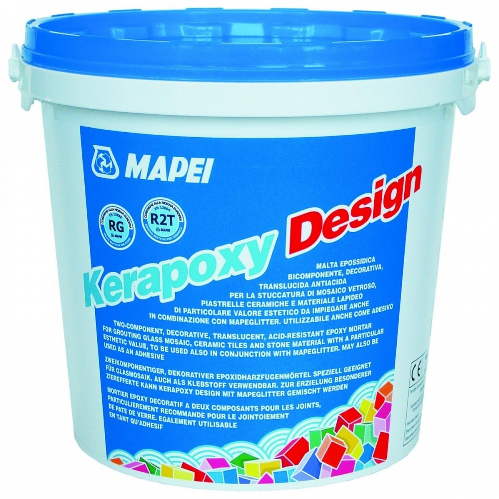 

Mapei Kerapoxy Design 111, 3 кг, Затирка эпоксидная, Светло-серый