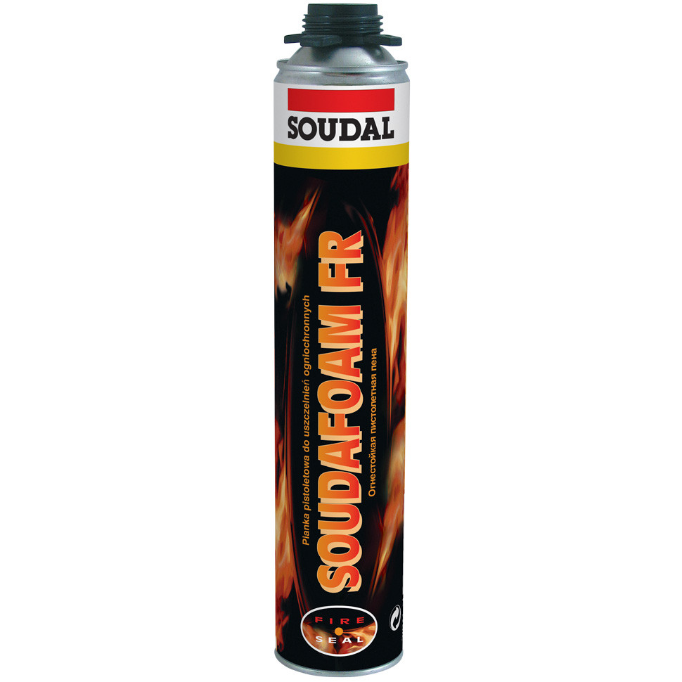 Soudal Soudafoam FR, 750 мл, Пена монтажная огнестойкая