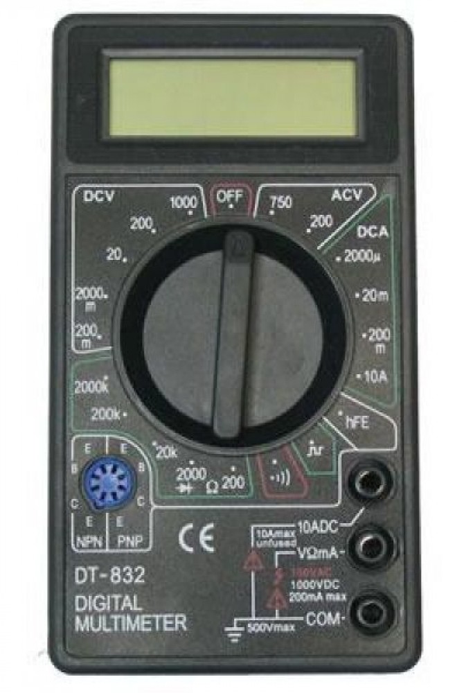 

Мультиметр цифровой DT-832