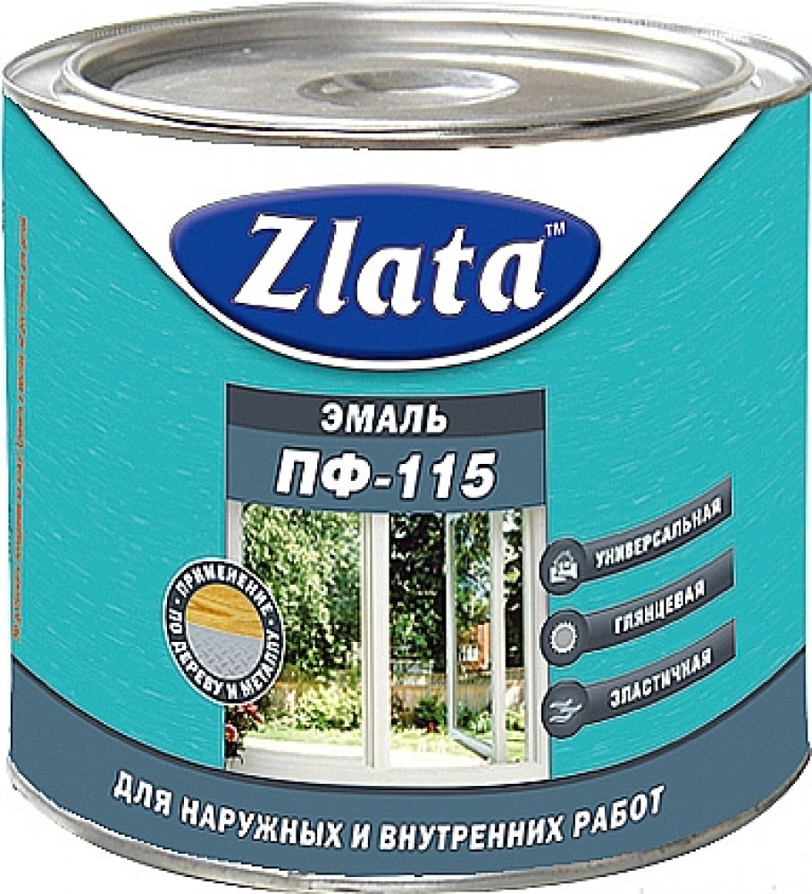 

Zlata ПФ-115 20 кг, Эмаль алкидная универсальная (вишневая), Вишневый