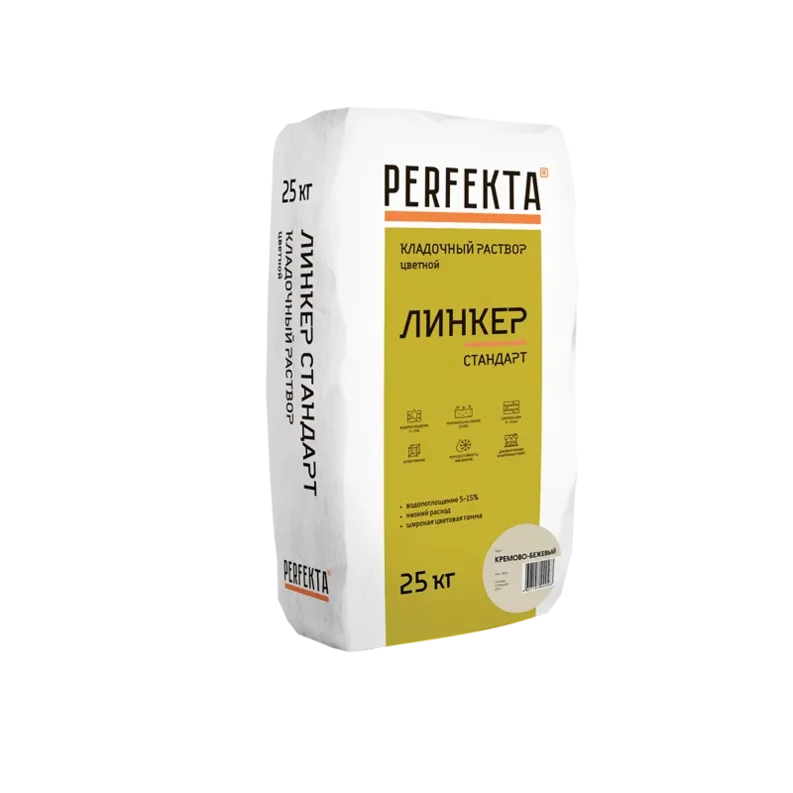 

Perfekta Линкер Стандарт 25 кг, Смесь кладочная цветная (кремово-бежевая),, Кремово-бежевый