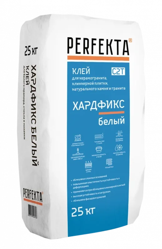 

Perfekta Хардфикс Белый, 25 кг, Клей для плитки