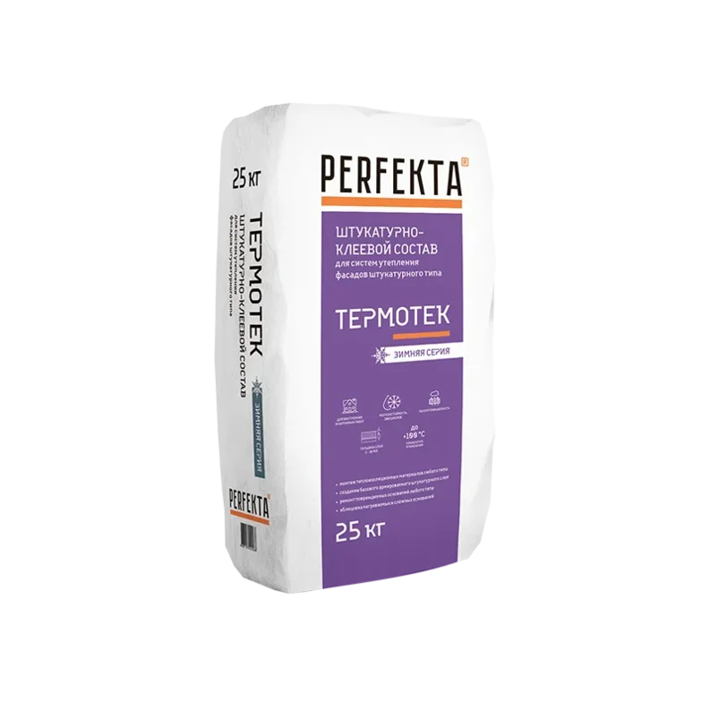 

Perfekta Термотек Зимняя, смесь штукатурно-клеевая для систем теплоизоляции, Серый