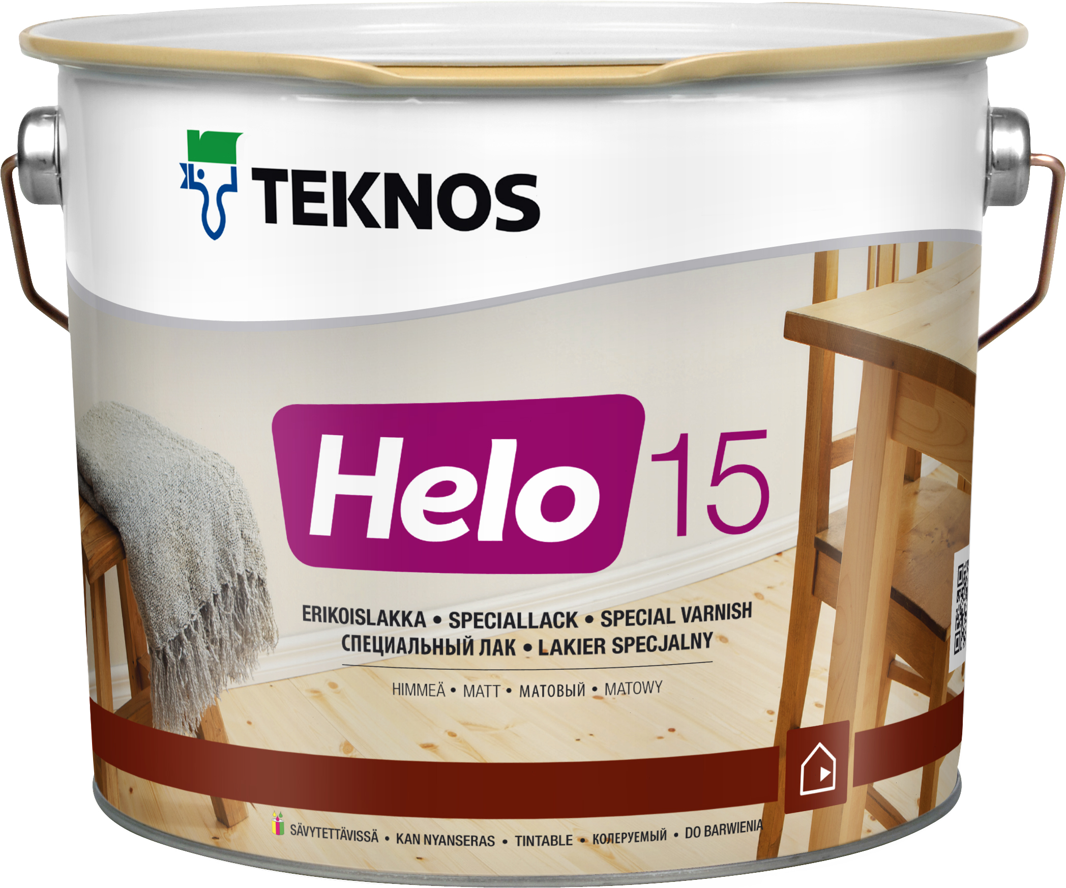 Teknos Helo 15, 0.9 л, Лак специальный