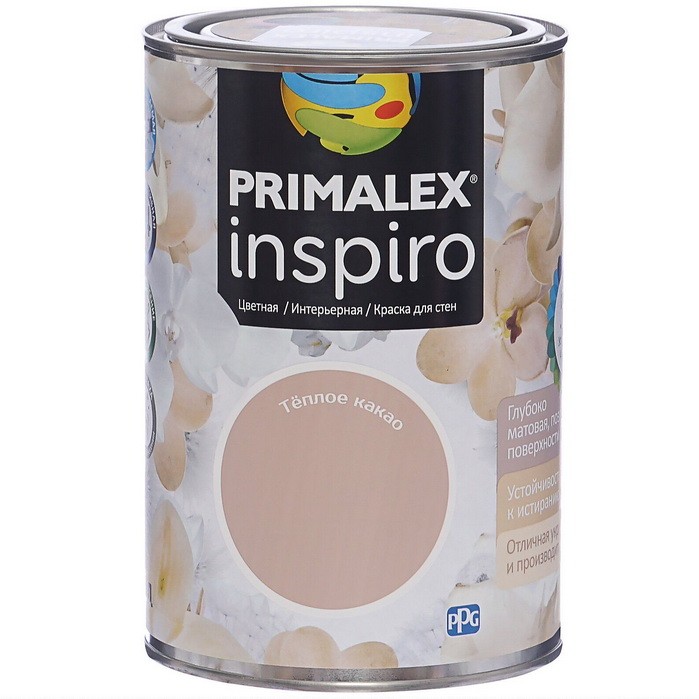 

Краска интерьерная Primalex Inspiro Теплый какао 1 л, Коричневый