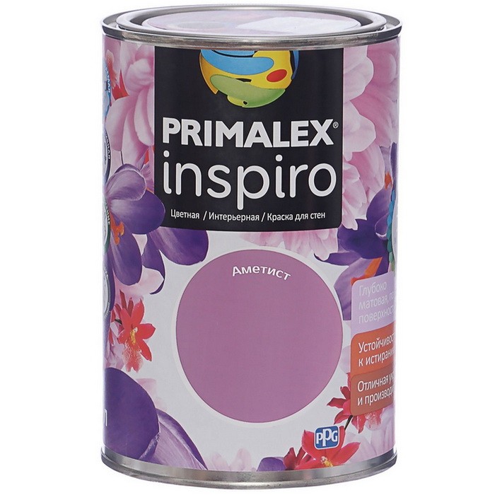 

Краска интерьерная Primalex Inspiro Аметист 1 л, Фиолетовый