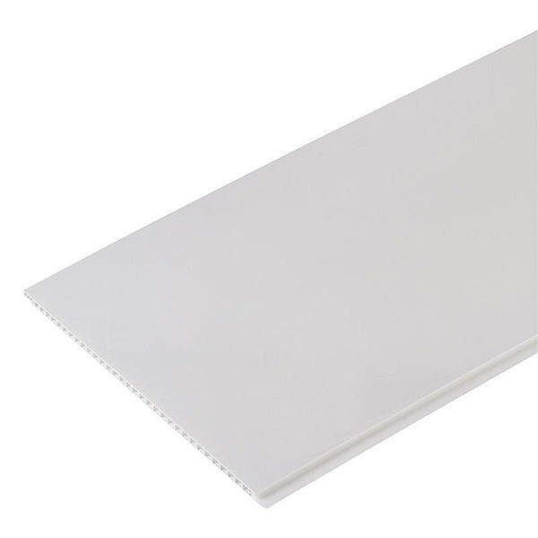 Стеновая панель ПВХ Апласт матовая белая 3000х375 мм